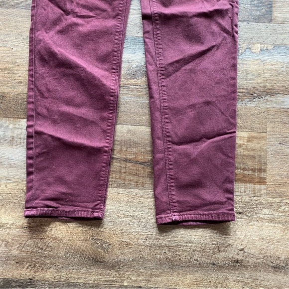 Stylus Skinny Ankle Pants Maroon - Picture 12 of 12